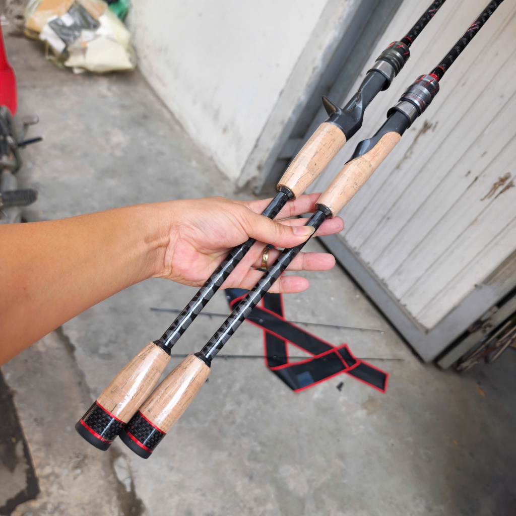 [Hot 2025] Cần Câu Lure Carbon Hi Power - Thế Hệ II - Slidebar đầu bu chống xoắn