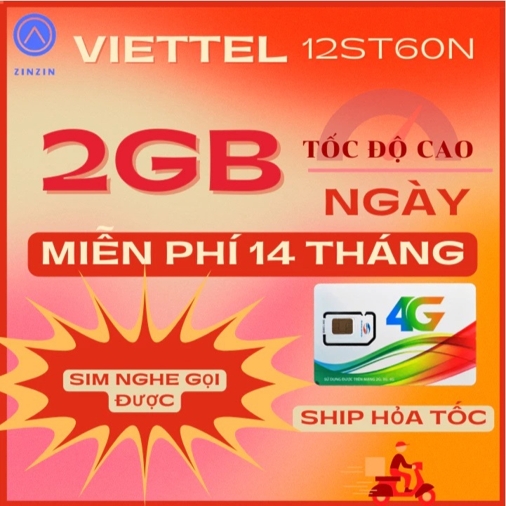 Sim 4G 1 Năm, Sim Mạng 1 Năm Viettel Vinaphone Mobifone Không Phải Nạp Tiền Hàng Tháng