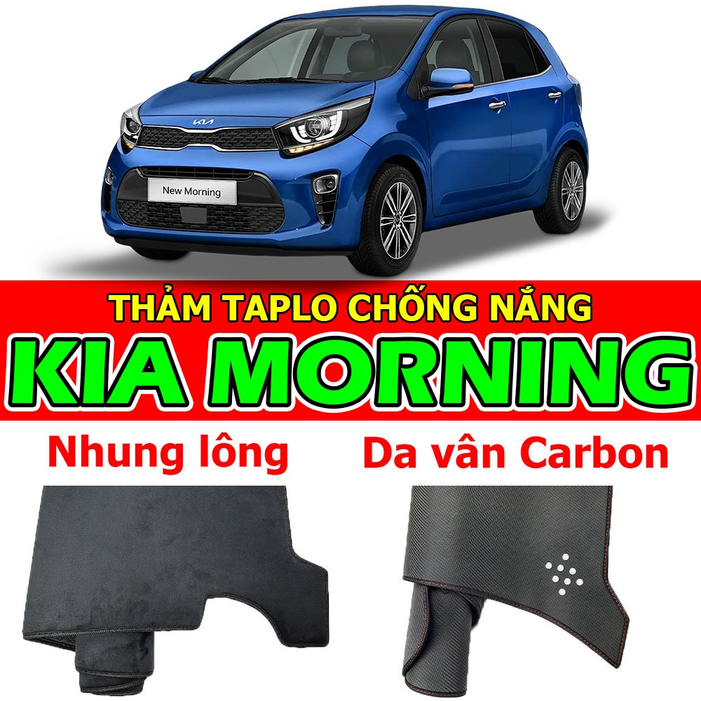 Thảm Taplo KIA MORNING bằng Nhung lông