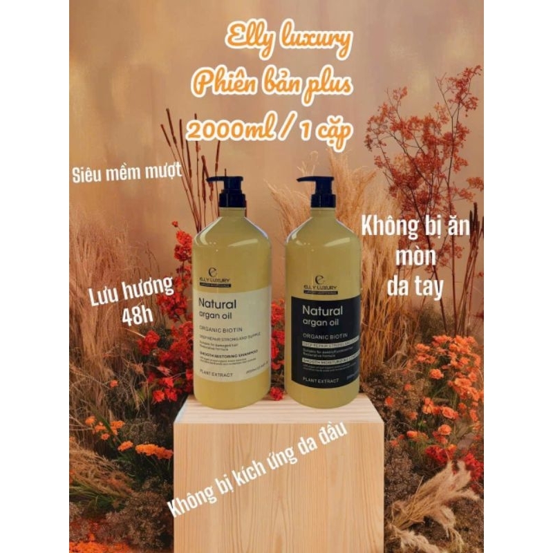 cặp dầu gội Elly luxury plus 2000ML (CHÍNH HÃNG)