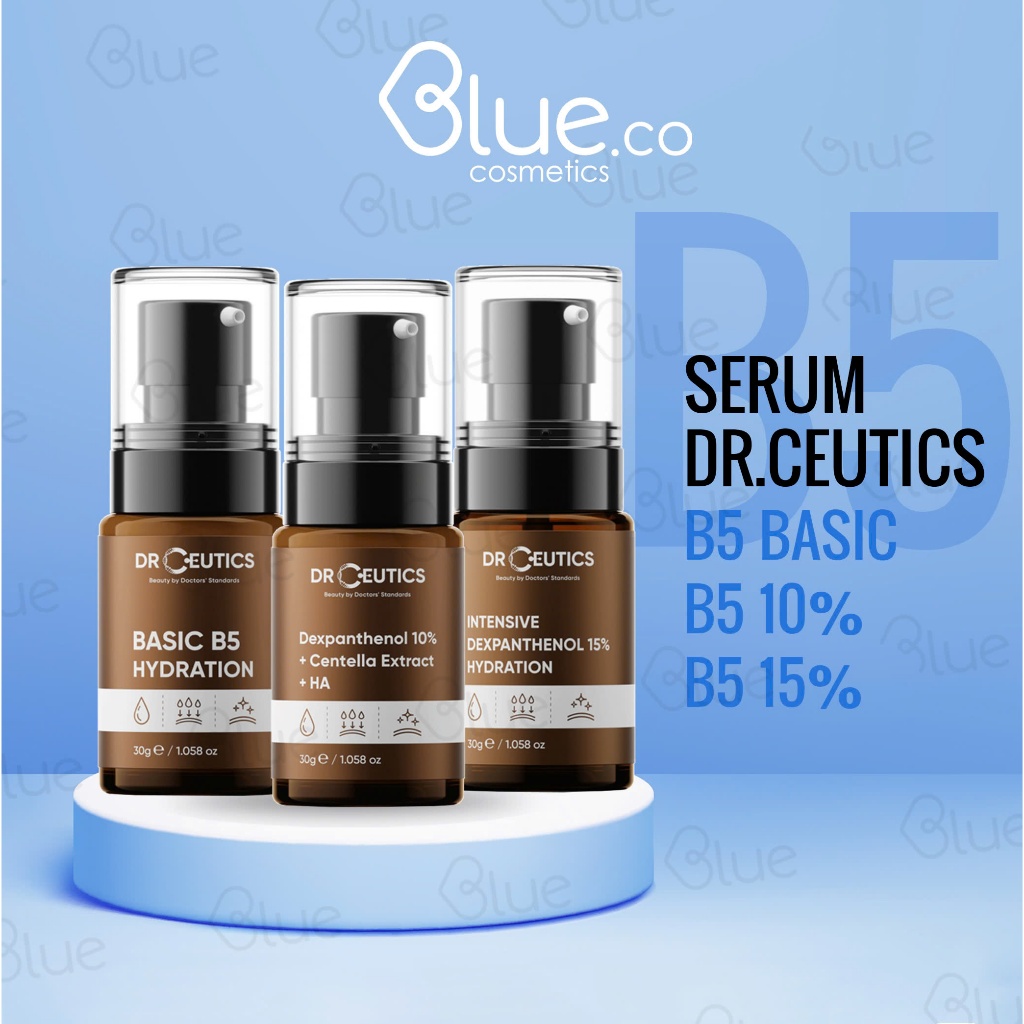 Serum DRceutics B5 Basic, 10%, 15% Serum cấp ẩm phục hồi toàn diện 30ml