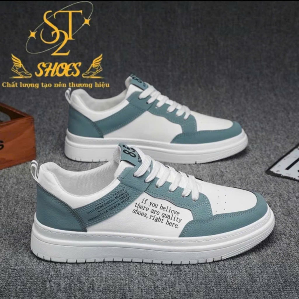 Giày Sneaker Nam ST2SHOES, (2302) Giày Thể Thao Nam Kiểu Dáng Mẫu Mới Hottrend New 2025