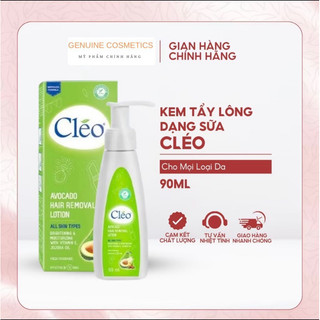  Tẩy Lông Loution Cleo Dạng Sữa  Giúp Tẩy Lông Tay Chân An Toàn Dành Cho Mọi Loại Da 90ml 