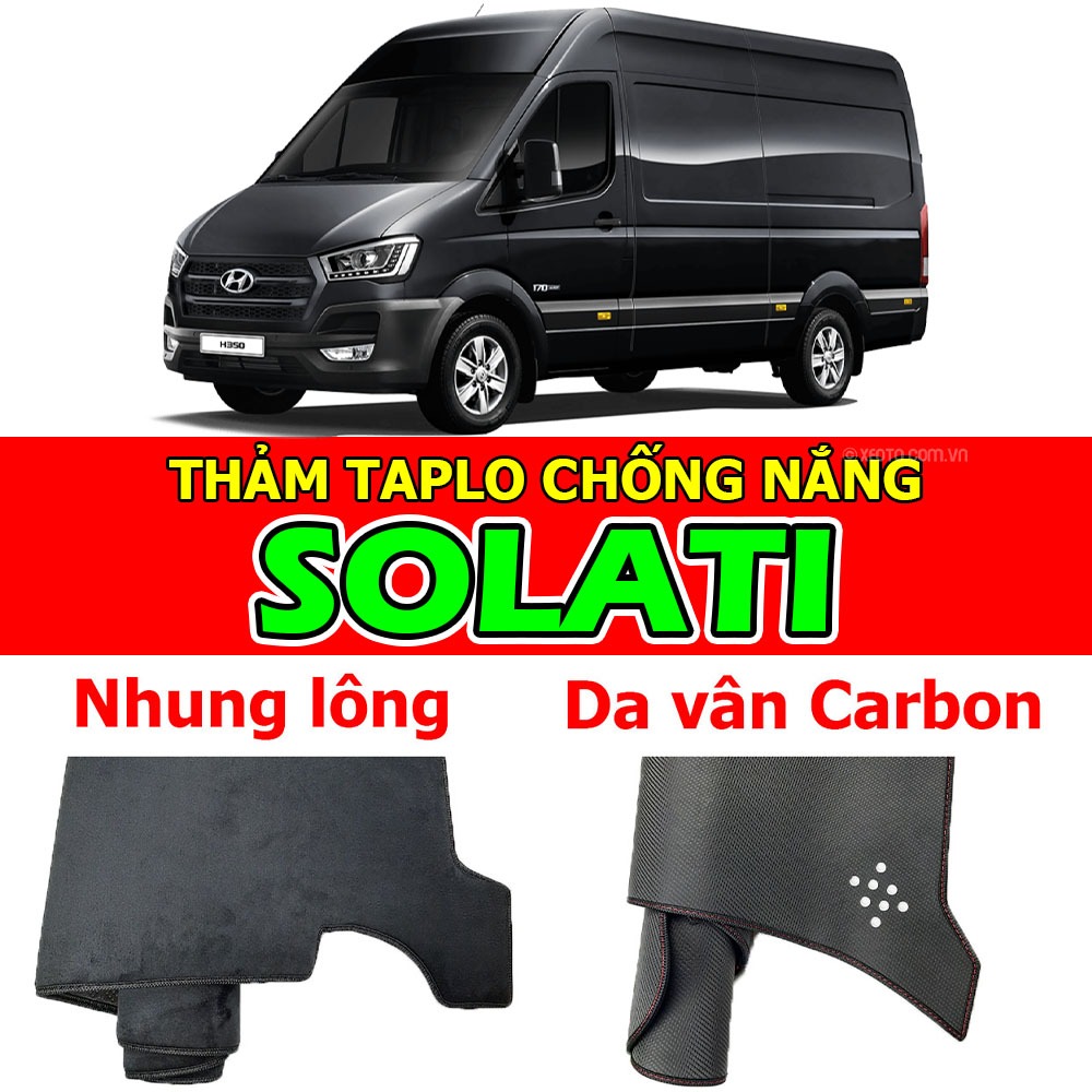 Thảm Taplo HYUNDAI SOLATI bằng Nhung lông