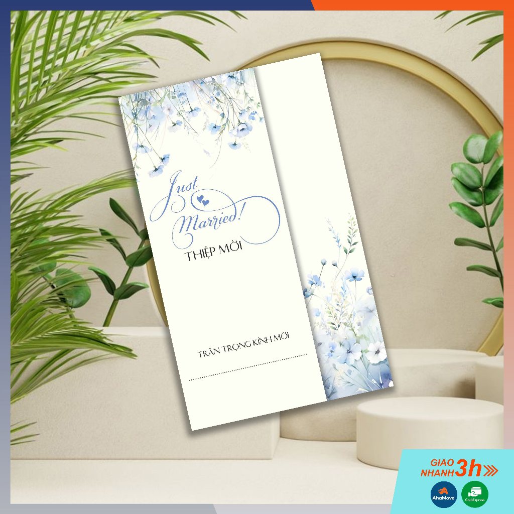 THIỆP CƯỚI GẤP 3 - HT 942