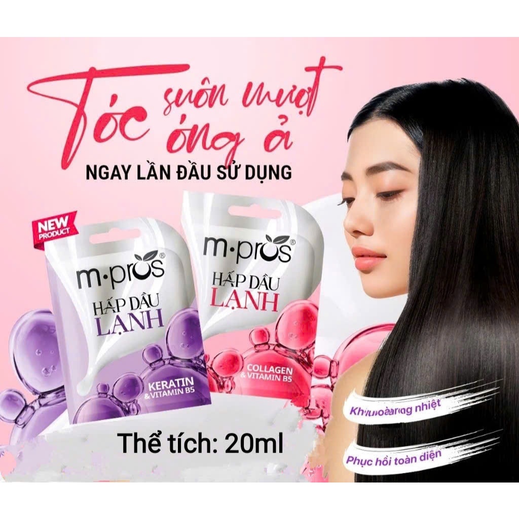HẤP DẦU LẠNH MPROS PHỤC HỒI HƯ TỔN TÓC  20ML