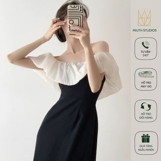 Đầm dự tiệc trễ vai thiết kế form ôm bút chì tôn dáng quyến rũ