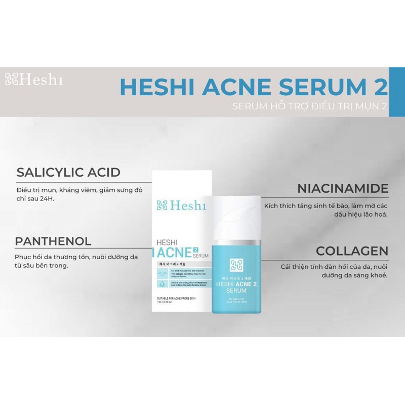 Serum mụn Heshi dòng 2