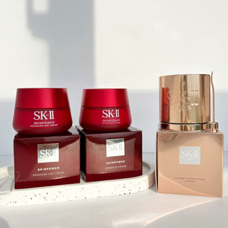   CHÍNH HÃNG  Kem Dưỡng Chống Lão Hóa Nâng Cơ Trẻ Hoá Da SK-II Skin Power Advanced Airy Milky Lotion Cream SKII 80g 
