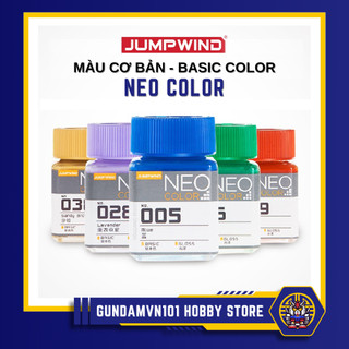[GIÁ SỐC] SƠN MÔ HÌNH JUMPWIND NEO COLOR (JW001-JW042) - màu cơ bản gốc lacquer airbrush