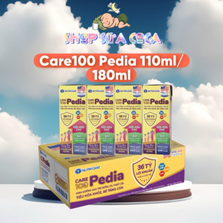 Nutricare Sữa pha sẵn Care 100 Pedia Gold 110ml/180ml date mới