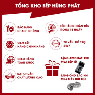 Bếp Từ Đôi SUNHOUSE SHB 9606-GT (2026) thay thế DI02, Công suất cao tổng 4000W, Bảo Hành 36 Tháng