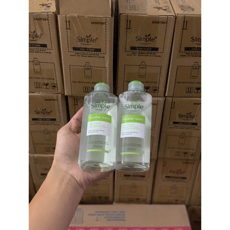 Nước tẩy trang Simple 200ml