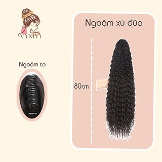 Tóc Ngoặm Xù Đũa dài 80cm - Tóc Giả VyMy Cao Cấp