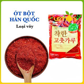 [100g-500g] Ớt bột Hàn Quốc loại vảy to - Bột ớt vảy Nongwoo làm kim chi, nấu mì cay, nấu lẩu