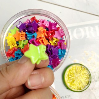 Set 10 Kẹp tóc gắp tóc mái màu dài 1cm gap9