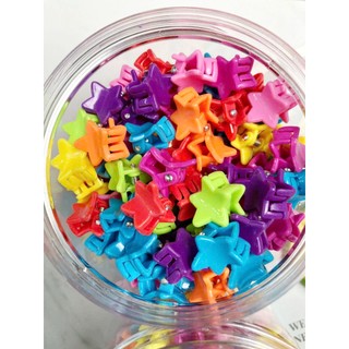 Set 10 Kẹp tóc gắp tóc mái màu dài 1cm gap9