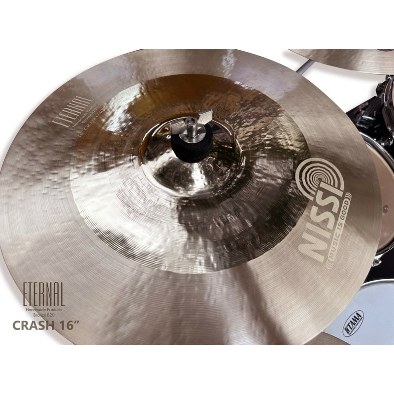 Cymbal NISSI ETERNAL Crash 16”, đồng đỏ cao cấp B20.
