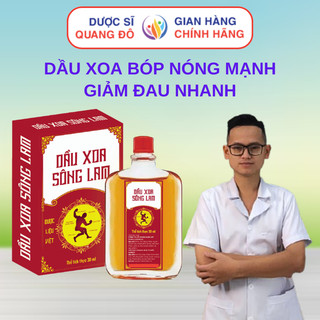 Dầu xoa bóp thảo dược Sông Lam 30ml [CHÍNH HÃNG] với công thức cổ truyền giúp giảm đau hiệu quả