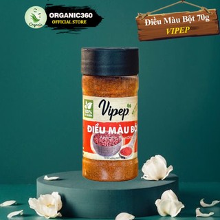 Bột Điều Màu Tự Nhiên VIPEP 70g Annatto Powder Gia Vị Nấu Ăn
