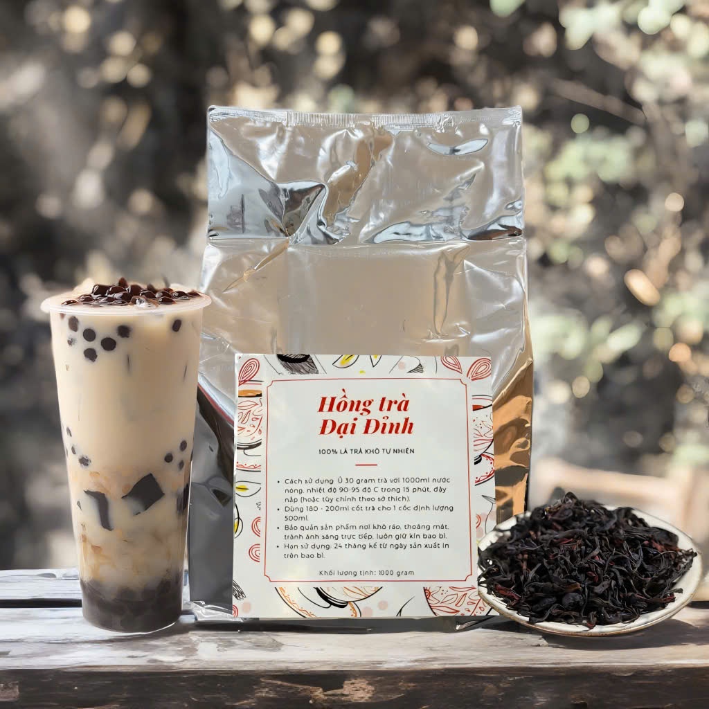 Hồng Trà Đại Đỉnh – Trà Đen Đậm Đà, Nguyên Liệu Pha Chế Cao Cấp