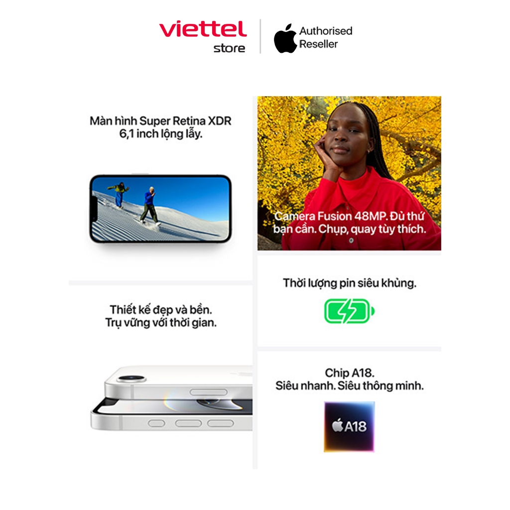 Apple iPhone 16e 128GB Chính hãng VN/A | BigBuy360 - bigbuy360.vn