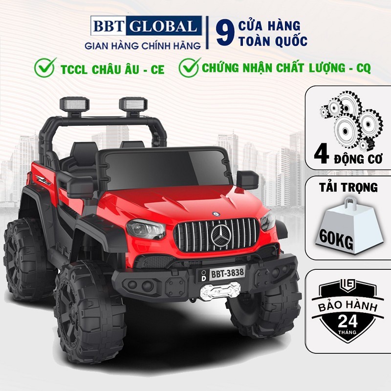 Xe ô tô điện BBT Global trẻ em địa hình cỡ lớn siêu HOT BBT-3838