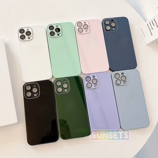 Ốp lưng iPhone 11/ 12/ 13 Pro Max lưng kính có bảo vệ camera