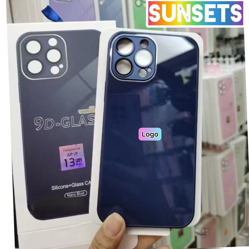 Ốp lưng iPhone 11/ 12/ 13 Pro Max lưng kính có bảo vệ camera