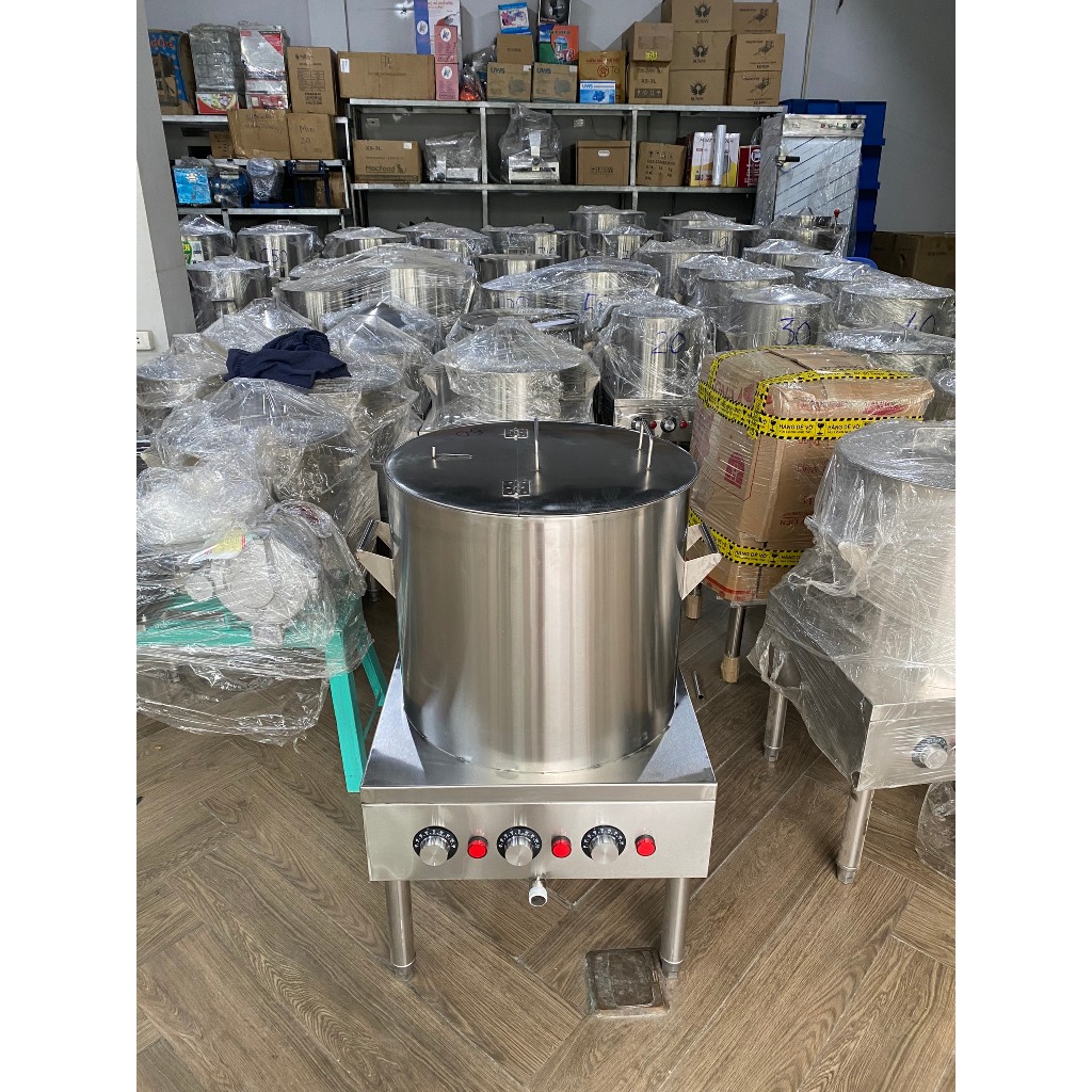 Nồi nấu bún phở 40 lít dùng 2 thanh nhiệt ( nhắn tin cho shop trước khi đặt )