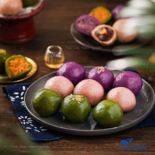 Bột khoai lang tím 100g bột khoai nguyên chất, tạo màu, hương thơm cho món ăn, dùng nấu chè, bánh