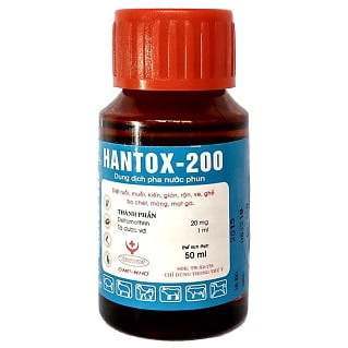 HANTOX 200 -Dung dịch pha nước phun xịt - chai 50ml