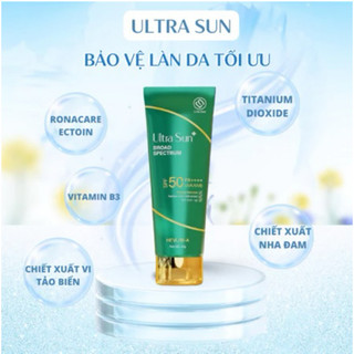 Kem Chống Nắng phổ rộng Lurcinn Ultrasun Plus nâng tông, căng bóng SPF 50+