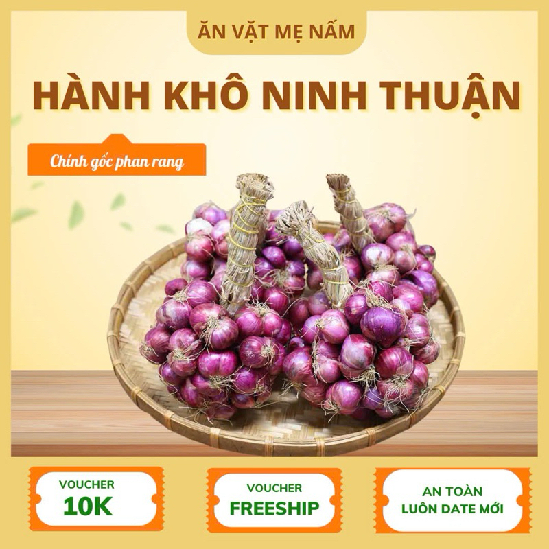 (Chính Gốc) Hành Tím Ta Phan Rang (1 kg)