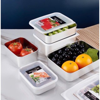 Hộp INOX Bảo Quản Thực Phẩm, Hộp Đựng Topping Luôn Tươi Ngon Dung Tích 1000ML/2200ML/ 3600ML Hàng Chất Lượng Cao