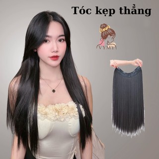 Tóc Kẹp Phím Thẳng Phồng 60-65Cm- Tóc Giả VyMy Cao Cấp