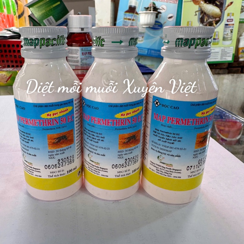 Thuốc diệt muỗi Permethrin 50EC (100ml)