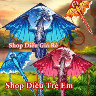 [MUA 1 ĐƯỢC 1] Diều rồng 150cm x 170cm - TẶNG 150 mét dây thả (diều giá rẻ, diều 3d, diều thả, diều đẹp, diều trẻ em)