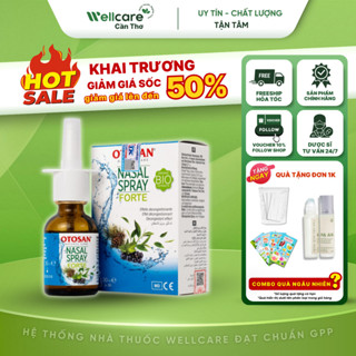 [✨TẶNG VI CHẤT 250K] Xịt mũi người lớn Otosan Nasal Spray Forte - Lọ 30ml Giảm nghẹt mũi, chảy mũi viêm mũi viêm xoang