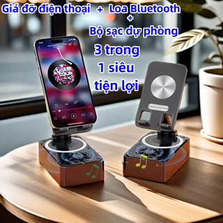  Giá đỡ điện thoại kèm loa bluetooth loa kèm giá đỡ điện thoại và sạc dư phòng k1.. 