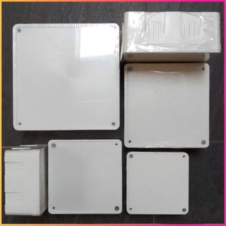 Vỏ Tủ điện nhựa và Hộp nhựa kỹ thuật kín nước, kích thước 12X12X5cm (Nhựa Tốt; bền; đẹp)