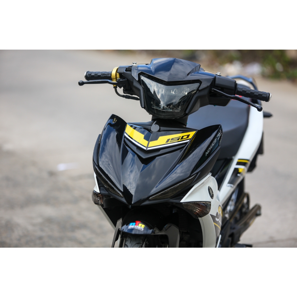 Tem sniper 150 cho exciter 150 (trắng đen vàng)