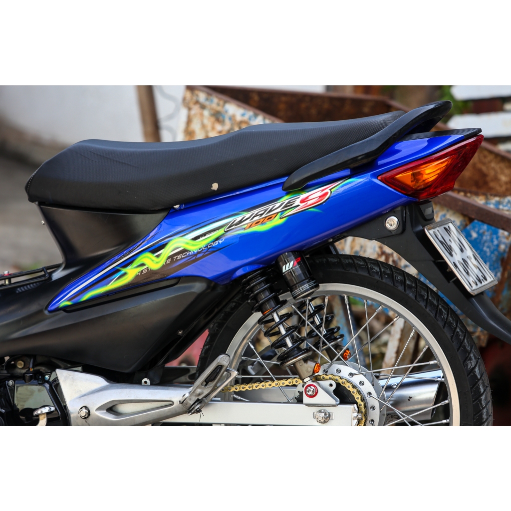 Tem wave 100 mẫu N23 (xe màu xanh)