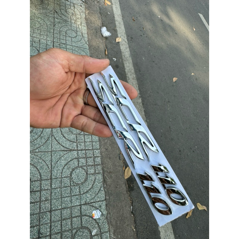 Bộ team chữ nổi xe máy scr 110 hàng cao cấp