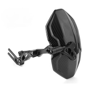 Dè chắn bùn sợi carbon LOẠI V3 phía sau các loại CNC cao cấp vân đẹp cho xe điện xe máy (tặng lục giác)