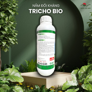 Trichoderma Nấm Đối Kháng TRICHO BIO (chai 1 LÍT) - Trị nấm, vi khuẩn, cải tạo đất