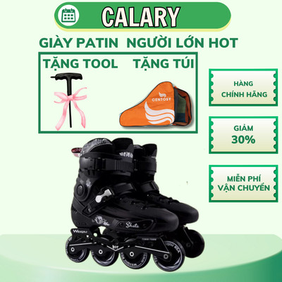 Giày Patin Người Lớn COUGAR HOT, From nhựa cao cấp, bánh cao su đặc siêu mượt và êm