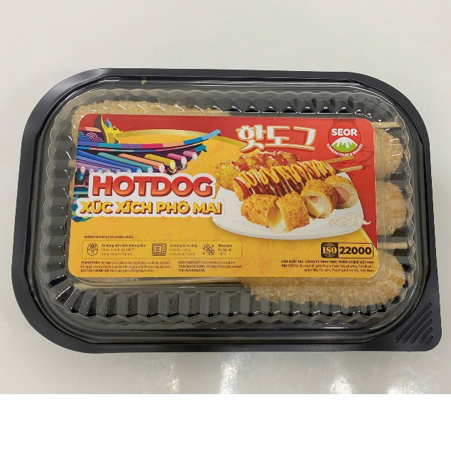 Hotdog xúc xích phô mai (Hộp 6 chiếc)