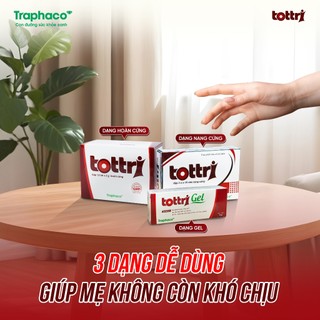 TOTTRI TRAPHACO - Hỗ trợ giảm các triệu chứng của trĩ nội, trĩ ngoại, giúp co búi trĩ.