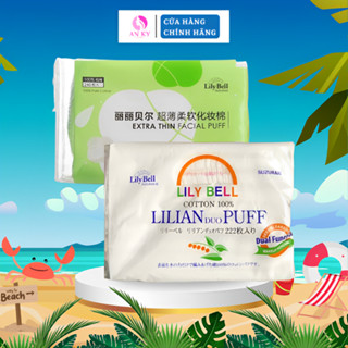 Bông tẩy trang Lily Bell 222 Miếng và 240 Miếng - Nhật Bản